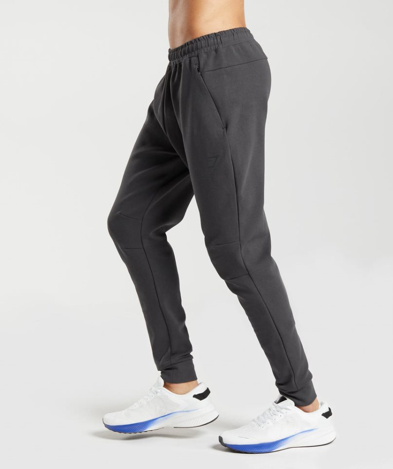 Men's Gymshark Rest Day Knit Jogger Black | CA 5D0187